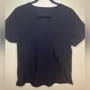 Classic Black V-Neck Women's Top